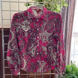 Talbots Haberdashery Paisley Blouse